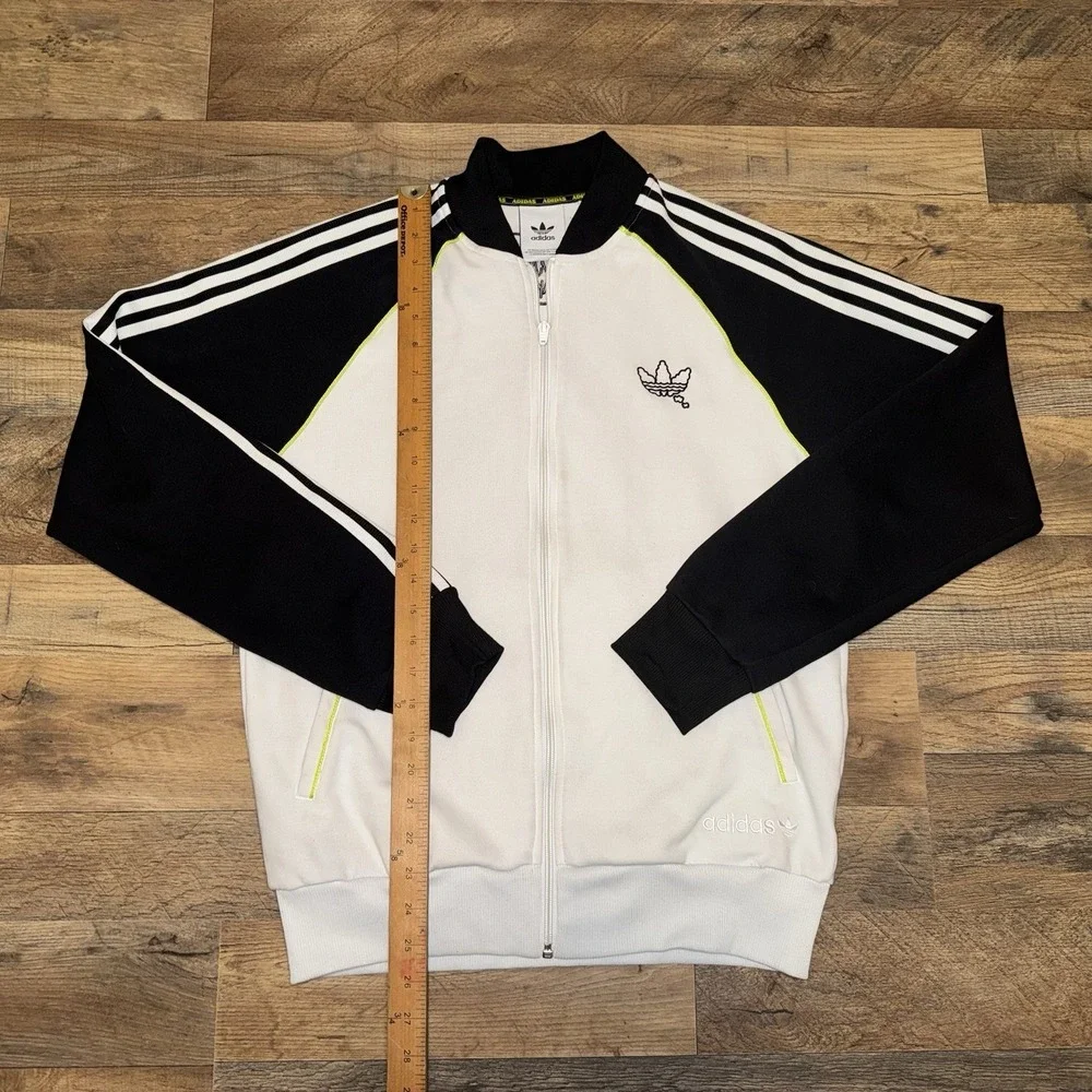 Vintage Adidas Track Jacket Men's Med All Day I Dream About Sneakers 3 Stripes